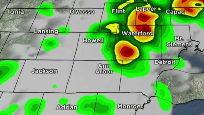 Metro Detroit weather: Highs near 80s Sunday with showers, storms possible