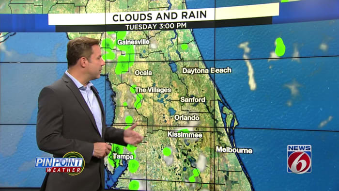 Highs to hit 90 degrees in Central Florida