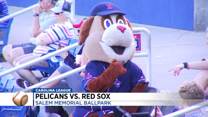 Salem Red Sox Team Store, 1 June 2022, Wall of baseball cap…