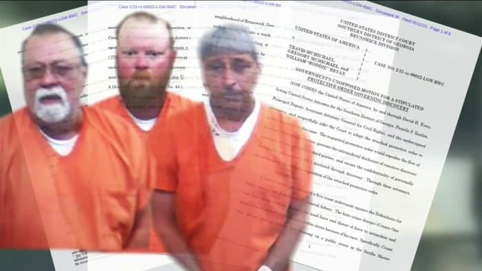 men plead not guilty to hate crimes in ahmaud arbery death