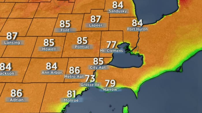 Metro Detroit weather: Summer-like temps continue