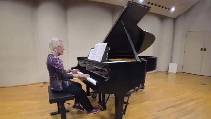 85-year-old Virginia Tech graduate says her love of family and music has helped her succeed 85-year-old Virginia Tech graduate says her love of family and music has helped her succeed