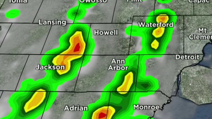 Metro Detroit weather: Showers, thunderstorms as Saturday heats up