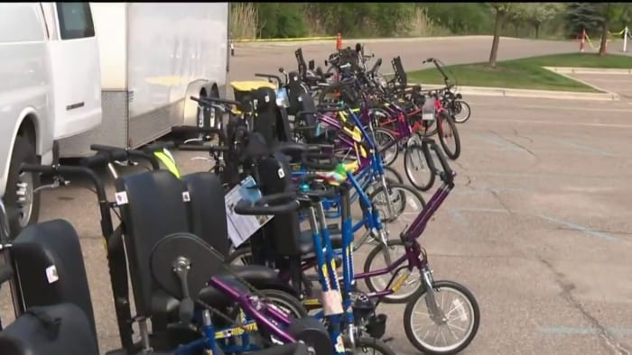 Beaumont Health gives free adaptive bikes to Michigan children with disabilities