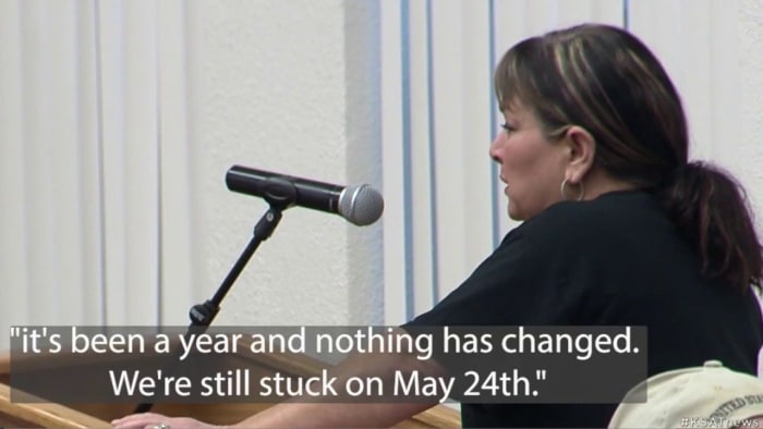 Emotions run high at Uvalde CISD school board meeting regarding online threats Emotions run high at Uvalde CISD school board meeting regarding online threats
