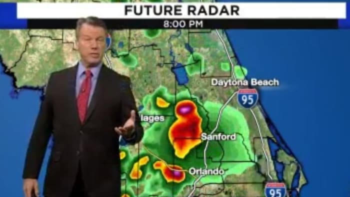 Astonishing amount of rainfall seen in Central Florida