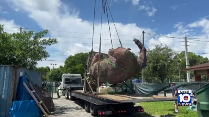 A local restorer rescues “Slothy” Miami from a former science museum