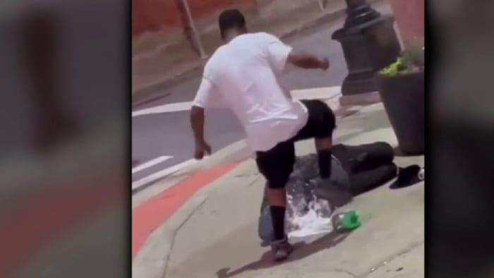 ‘It’s pretty disgusting’: Viral video shows homeless man attacked in Detroit