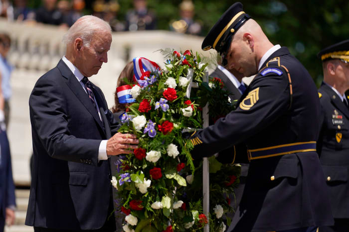 WATCH LIVE: President Joe Biden to give remarks for Memorial Day ceremony at Arlington National Cemetery