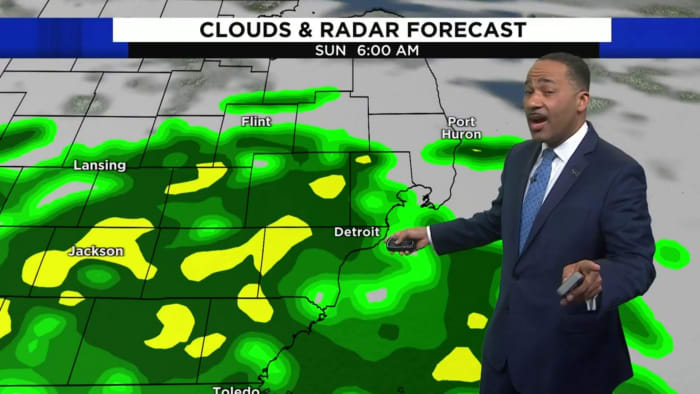 What to know about rain chances on Sunday in Metro Detroit