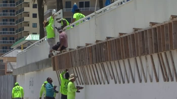 Seawall repairs begin after months of waiting in Daytona Beach Shores