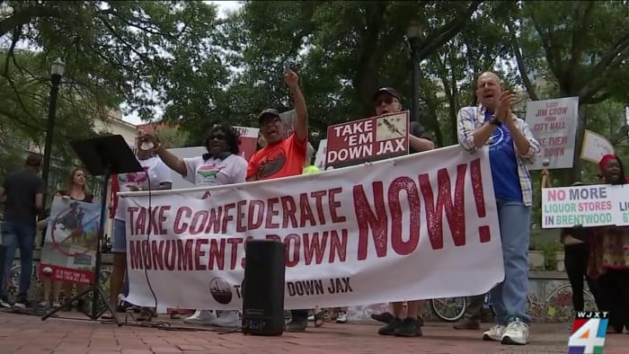 Take Em Down Jax calls on new city leaders to move forward with removal of Confederate monuments - Vimarsana News