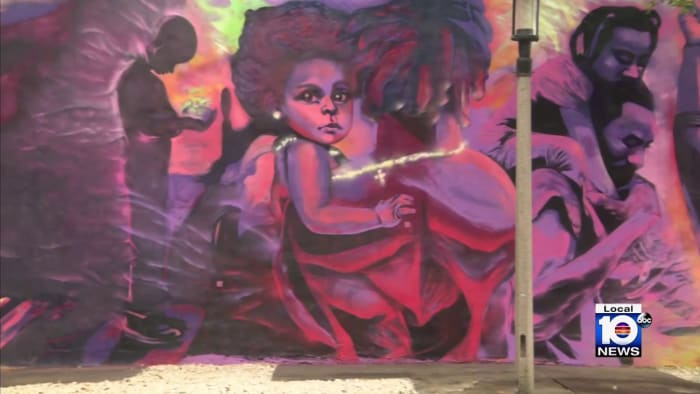 A new interactive mural on display in Miami just in time for Juneteenth