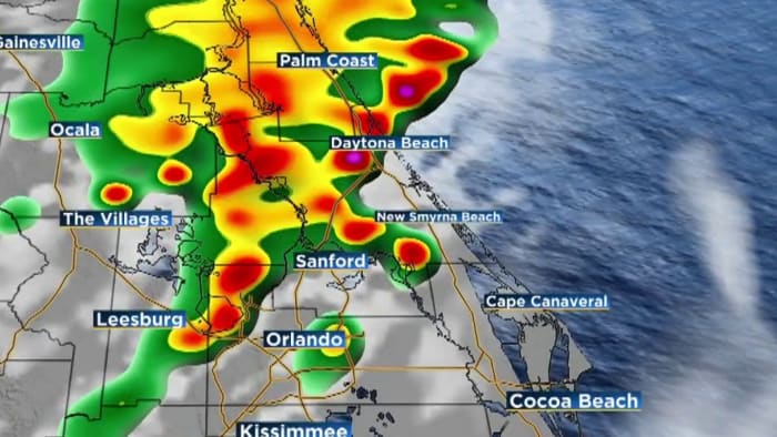 Another day of storms: Lightning, heavy rain possible in Central Florida