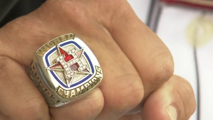 Astros' 2022 World Series rings, 03/31/2023