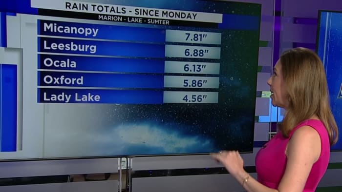 Why has Central Florida been getting so much rain lately?