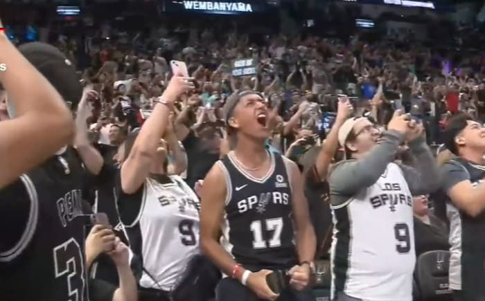 Welcome home Wemby San Antonio Spurs fans show excitement for first overall pick