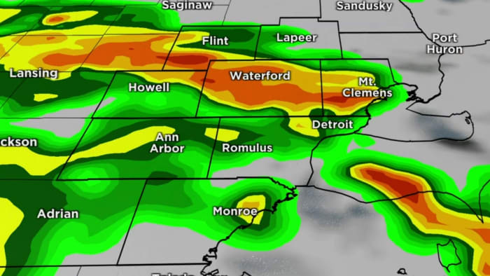 Tracking a chance for storms this weekend in Metro Detroit