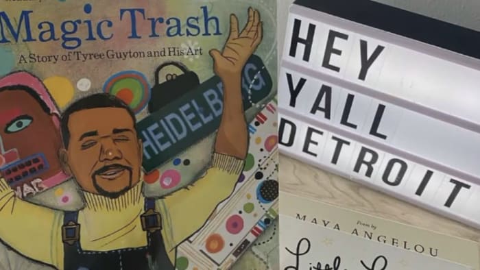 Schoolcraft College students collect 1K books to replace books stolen from Hey Yall Detroit
