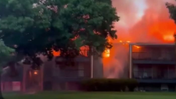2 dozen families displaced after 2nd fire this year at Van Buren Township apartment - Vimarsana News