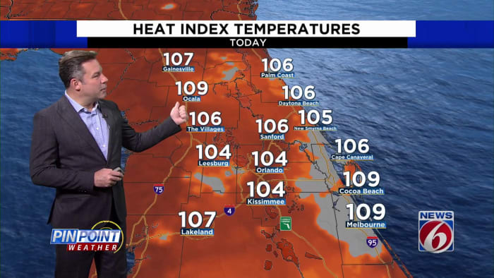 More heat advisories, storms across Central Florida