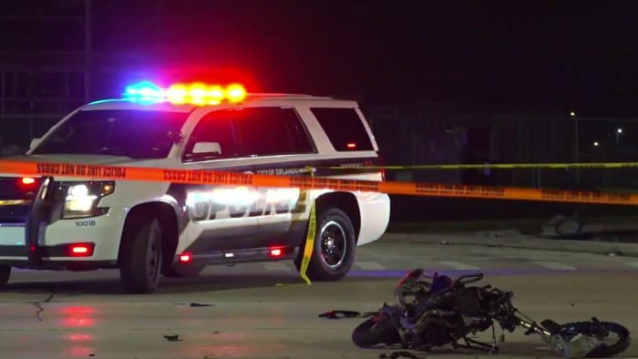 Motorcyclist injured in Orlando crash