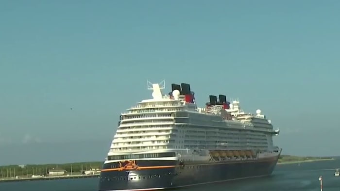 Disney Wish sets sail on maiden voyage