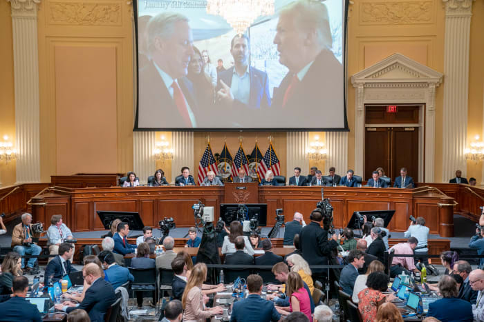 Live stream: Jan. 6 hearing reveals what then-President Donald Trump was doing during deadly insurrection