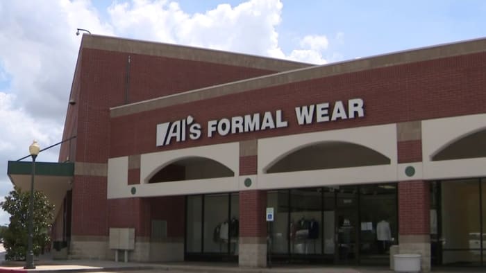 You can keep the suit Al s Formal Wear closes abruptly