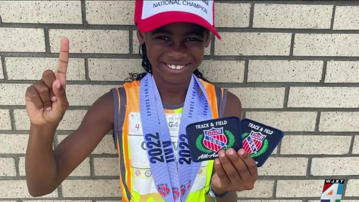 Kingsland girl, 8, runs to championship at AAU National Championships