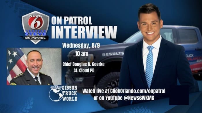 WATCH LIVE at 10 a.m.: Trooper Steve On Patrol interviews St. Cloud police chief