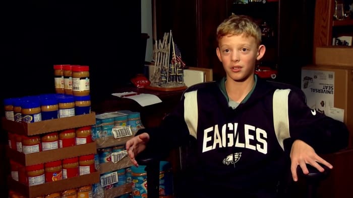 How you can help the Buchanan boy collecting peanut butter for kids in need