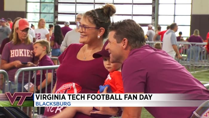 Virginia Tech opens the doors for Fan Day in Blacksburg