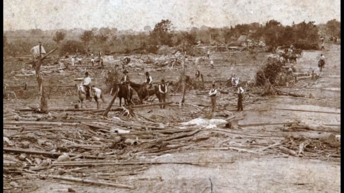 One of the deadliest tornadoes in Texas history occurred not far