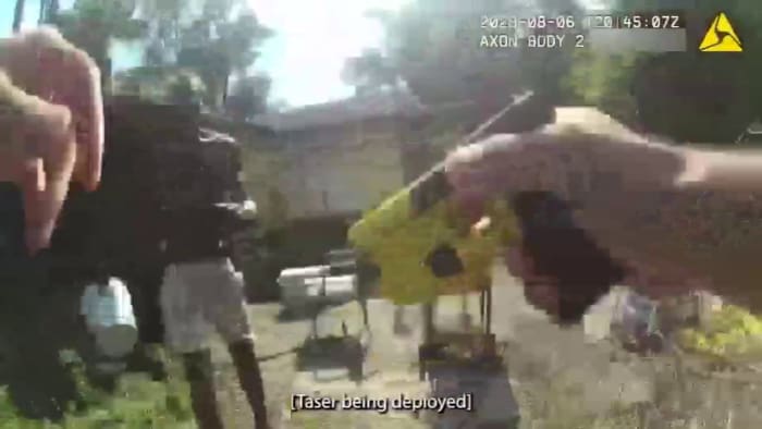 VIDEO JSO body cam shows officer involved shooting man charges at officer