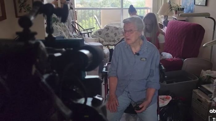San Antonio woman in her 90s spends her time crafting dog beds for animal shelter San Antonio woman in her 90s spends her time crafting dog beds for animal shelter