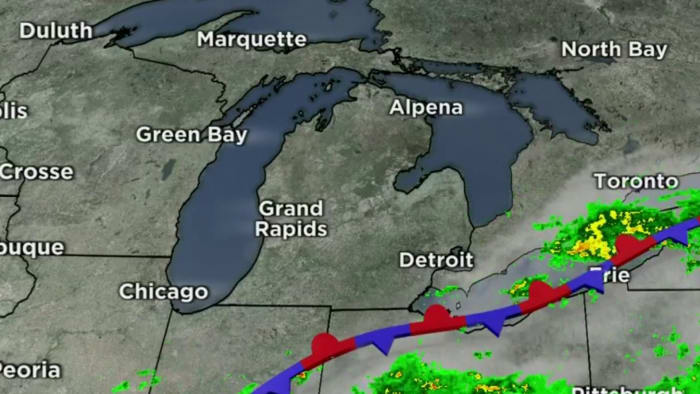 Cloudy Labor Day with some rain chances for Metro Detroit