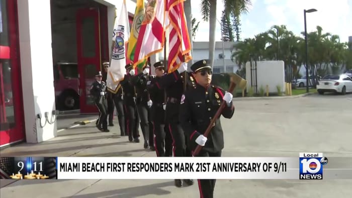 Miami Beach officials, first responders hold event to honor 9/11 anniversary