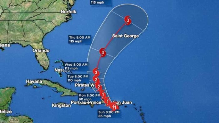 TRACK, MODELS, SATELLITE: Hurricane Fiona makes landfall in Puerto Rico