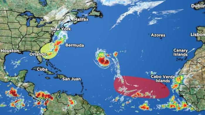 WATCH LIVE: Jonathan Kegges talks highlighted area off Florida on Tropics Watch