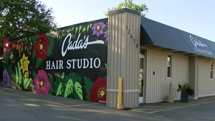 Downriver community divided over floral mural on Southgate hair salon