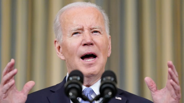 WATCH LIVE: President Biden delivers remarks on DISCLOSE Act