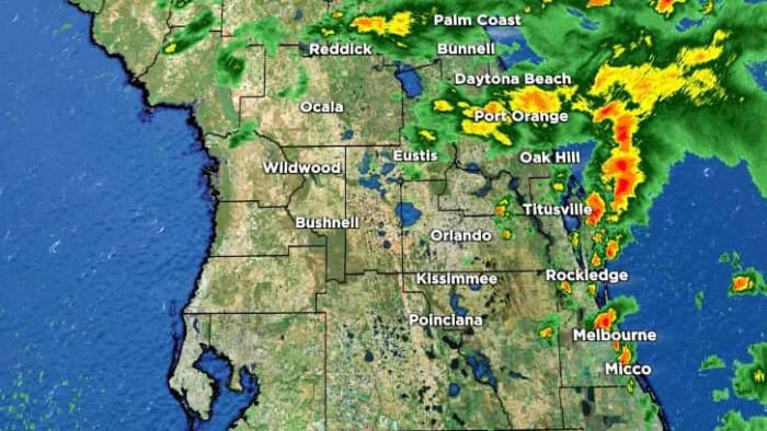 LIVE RADAR: Scattered rain and storms expected in Central Florida