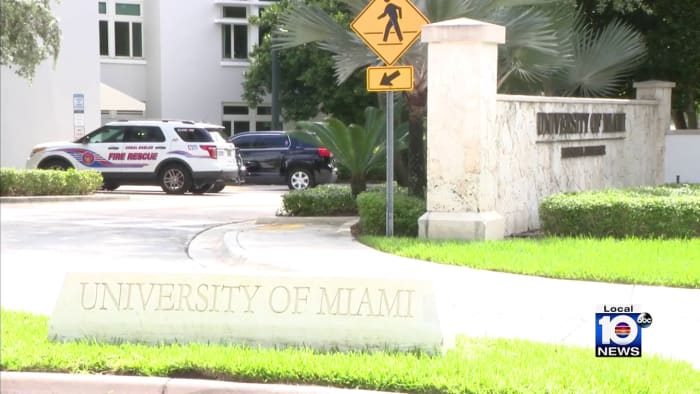 Fire starts in University of Miami science classroom