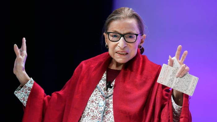 LIVE: USPS unveils postal stamp honoring the late Supreme Court Justice Ruth Bader Ginsburg