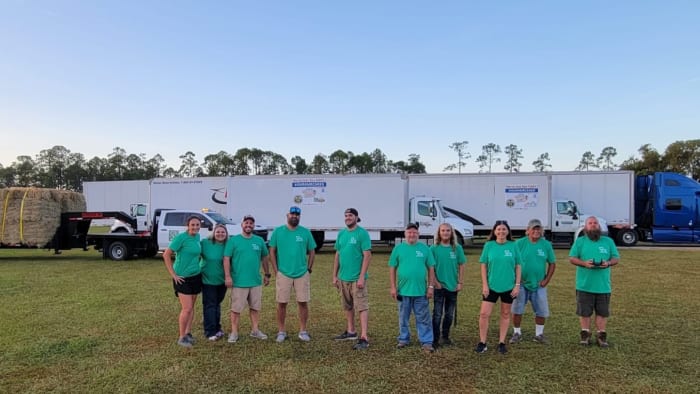 Clay County Fairgrounds supply drive collects $20,000, 35,000 items; Truck convoy heads to South Florida Wednesday