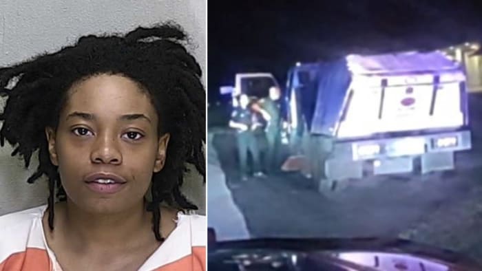 ‘You got me:’ Marion deputies find woman driving stolen sweeper truck