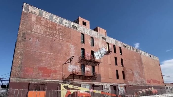 Altes Lager östlich der Innenstadt von San Antonio im Herzen des neuen Life Science Innovation District Altes Lager östlich der Innenstadt von San Antonio im Herzen des neuen Life Science Innovation District