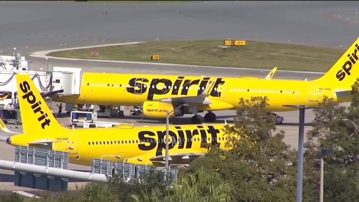 Spirit Airlines cancels dozens of Orlando flights due to jet inspections