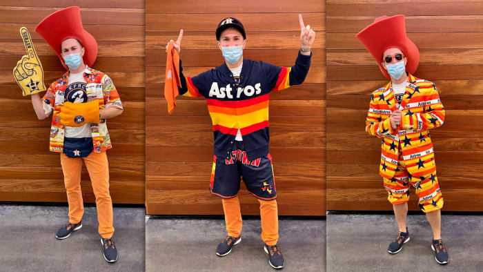 Fan Rocks Full 'Astros Cheater' Costume Complete With Fake Camera to Spring  Training